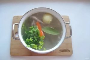 Куриный бульон при простуде рецепт