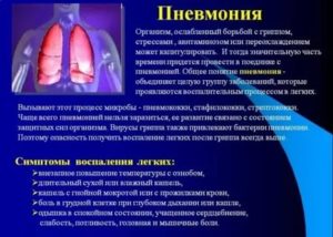 Потливость при пневмонии