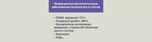 Инфекционно воспалительные заболевания полости рта и глотки