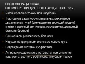 Для профилактики пневмонии в послеоперационном периоде необходимо