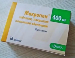 Макропен при ангине
