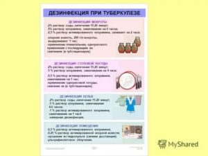 Дезинфекция при туберкулезе в домашних условиях