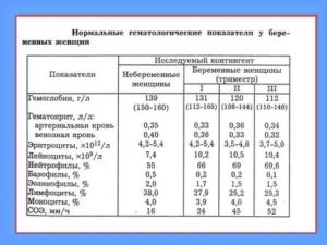 Норма лейкоцитов в крови у беременных женщин