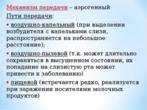 Аэрогенный путь передачи