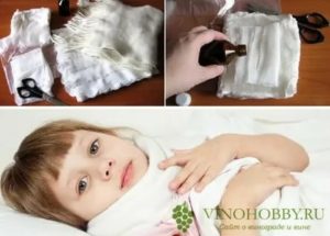 Как сделать водочный компресс ребенку