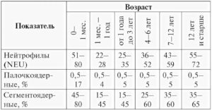 Норма палочек в крови у женщин