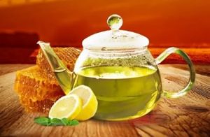Зеленый чай с медом на ночь