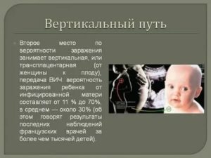 Вертикальный путь передачи инфекции это