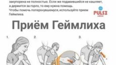 Что делать если человек подавился едой