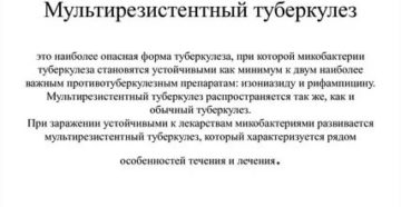 Мультирезистентный туберкулез