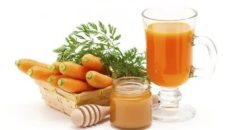 Морковный сок с медом