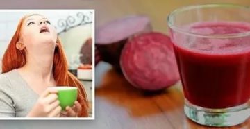 Полоскание свекольным соком