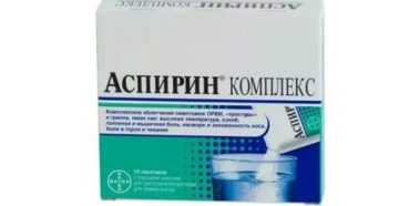 Аспирин при орви