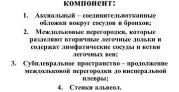Интерстициальный компонент в легких что это