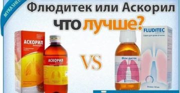 Флюдитек или аскорил что лучше