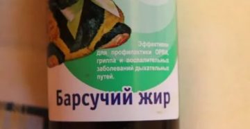 Барсучий жир детям до 3 лет