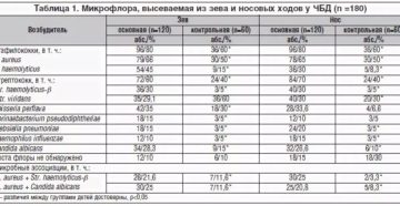 Микрофлора зева в норме и патологии