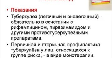 Изониазид для профилактики туберкулеза