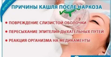 Кашель после общего наркоза