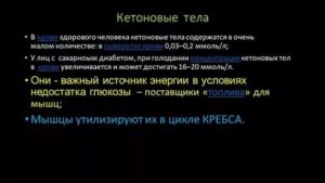 Кетоновые тела в крови